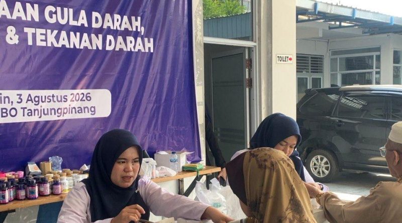 BRI BO Tanjungpinang Gelar Pemeriksaan Kesehatan Gratis bagi Pensiunan Taspen dan Asabri