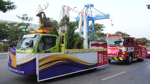 Semarak HUT ke-81 RI, BP Batam Turut Meriahkan Pawai Pembangunan
