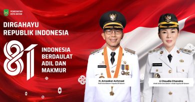 Kado HUT ke-81 RI: Investasi Batam Tumbuh, Amsakar-Li Claudia Pastikan Lapangan Kerja Terus Bertambah