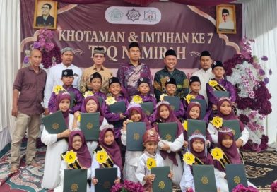18 Santri TPQ Namirah Cahaya Garden Bengkong Ukir Sejarah di Khataman dan Imtihan Angkatan ke-7