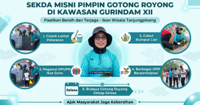 Sekda Misni Turun Langsung, Pastikan Gurindam XII Tetap Bersih dan Nyaman