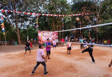 Tak Hanya Piawai Mengolah Berita, Wartawan PWI Kepri Tembus Semifinal Voli