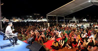 Peringatan Maulid Nabi Bersama Ustaz Wijayanto, Amsakar Ajak Jemaah Meneladani Rasulullah SAW