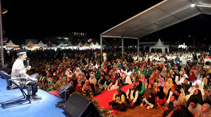Peringatan Maulid Nabi Bersama Ustaz Wijayanto, Amsakar Ajak Jemaah Meneladani Rasulullah SAW