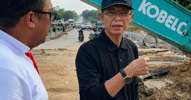 Amsakar Achmad Turun Lapangan, Pastikan Perbaikan Pipa Muka Kuning Rampung