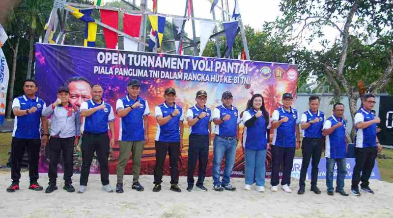 Turnamen Voli Pantai Piala Panglima TNI Jadi Wadah Cari Bibit Atlet di Tanjungpinang