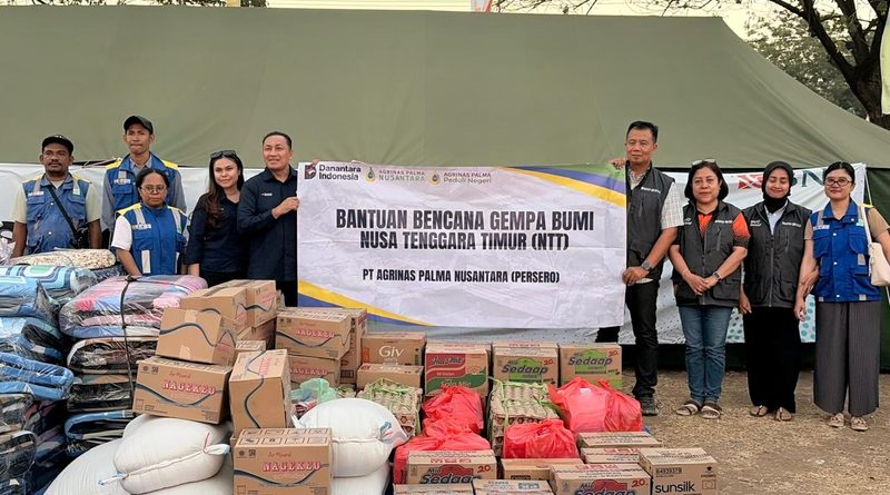 Agrinas Palma Nusantara Salurkan Bantuan bagi Masyarakat Terdampak Gempa NTT