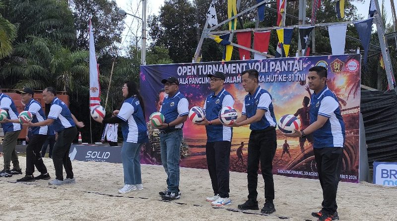 BRI Support Tournament Voli Pantai Piala Panglima TNI, Semarakkan HUT Ke-81 TNI di Tanjungpinang