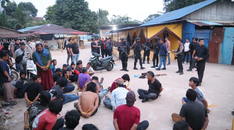 114 Orang Diamankan Di Mukakuning Batam, Diduga Terkait Penyalahgunaan Narkoba