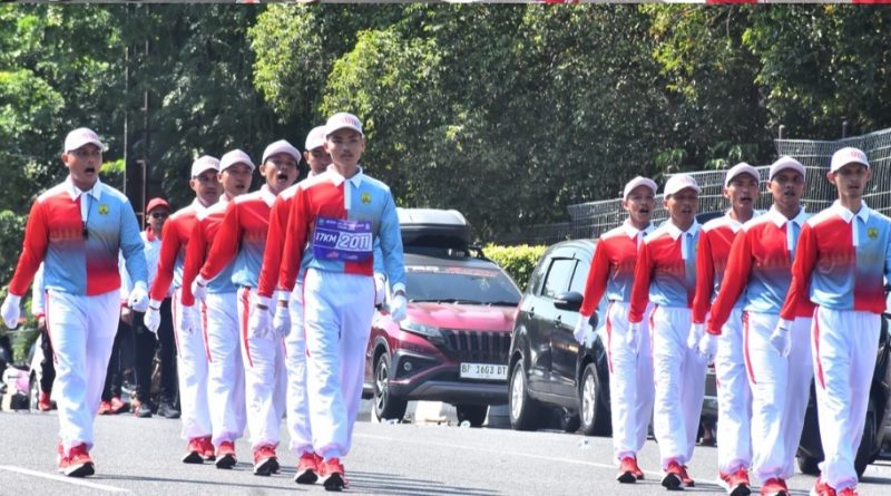 Ini Daftar Juara Lomba Gerak Jalan Proklamasi Tanjungpinang