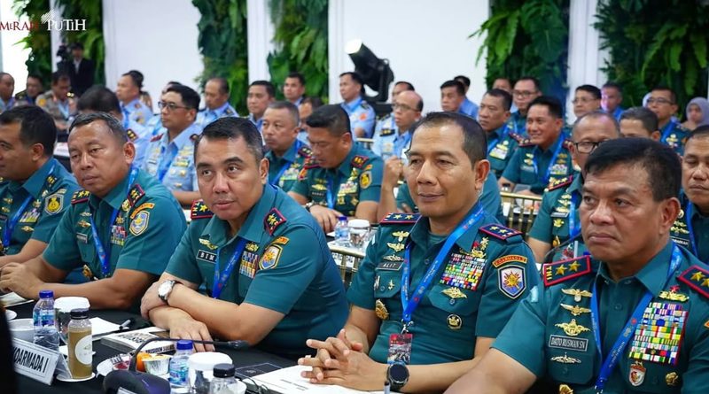 Pangkoarmada I Hadiri Taklimat Presiden RI kepada Pati TNI-Polri di Istana Negara