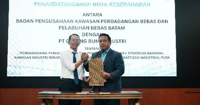 BP Batam Teken Nota Kesepakatan Pengembangan PSN Wiraraja Green Renewable Energy & Smart-Eco Industrial Park BP Batam Teken Nota Kesepakatan Pengembangan PSN Wiraraja Green Renewable Energy & Smart-Eco Industrial Park
