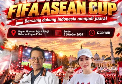 Final FIFA ASEAN Cup 2026 Indonesia Vs Thailand, Amsakar-Li Claudia Undang Warga Nobar di Engku Putri