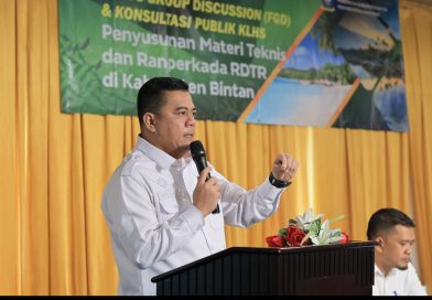 Sekda Bintan Ronny Buka FGD RDTR dan Konsultasi Publik KLHS